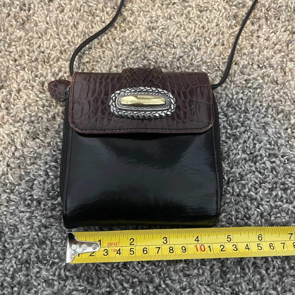 Vintage Brighton Leather Crossbody Wallet - Picture 6 of 6
